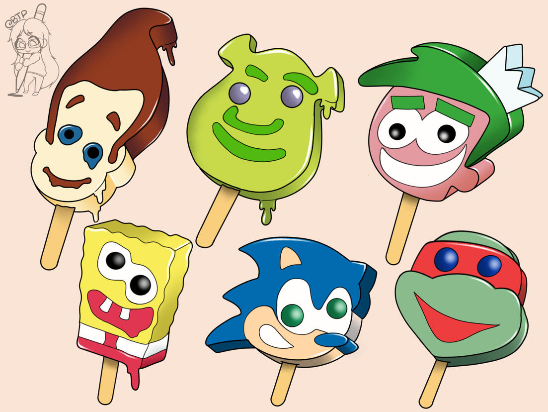 Character Popsicles